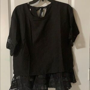 Enaco black blouse size XXL
